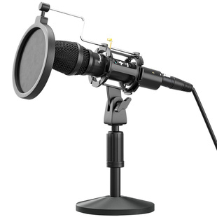 闪克hd300麦克风录音专用专业降噪收音闪客直播有线usb动圈话筒麦