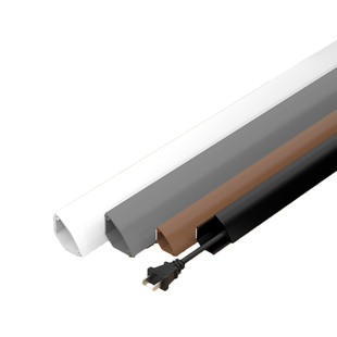 pvc墙角线槽明装三角扇形弧形走线自粘隐形遮挡踢脚线网线压线槽