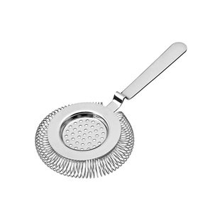 ANM不锈钢霍桑过滤器酒吧调酒工具配件折弯滤冰器滤孔多功能酒具