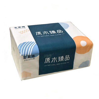金莱雅原木浆4层50抽抽纸