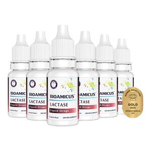 bioamicus百适滴乳糖酶滴剂乳糖不耐受奶粉伴侣6瓶装