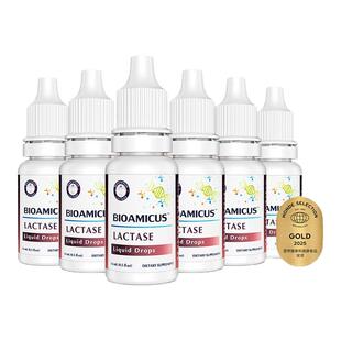 bioamicus乳糖酶滴剂乳糖不耐受奶粉伴侣6瓶装