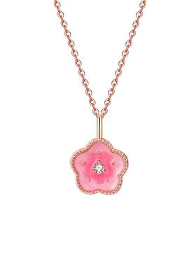 适合春天的桃花耳环小众高级感