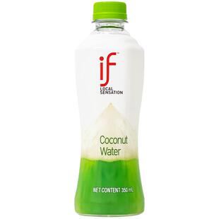 泰国if椰子水350ml椰汁100%果汁百分百纯椰子水0脂肪原装进口
