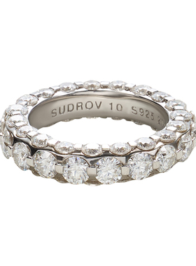 SUDROV素觉女9225银小众设计戒指