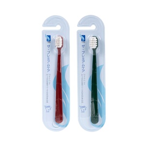 u先 ITO艾特柔宽头软毛牙刷浓密柔软刷毛成人通用 2支颜色随机