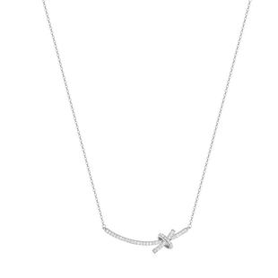 DODOGOGO微笑绳结项链蝴蝶结锁骨链女款配饰轻奢小众颈链生日礼物