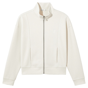 热风女士立领卫衣夹克外套上衣2025年秋季新款开衫宽松拉链卫衣