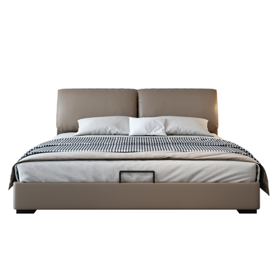 政府补贴高端皮床真皮大尺寸婚床