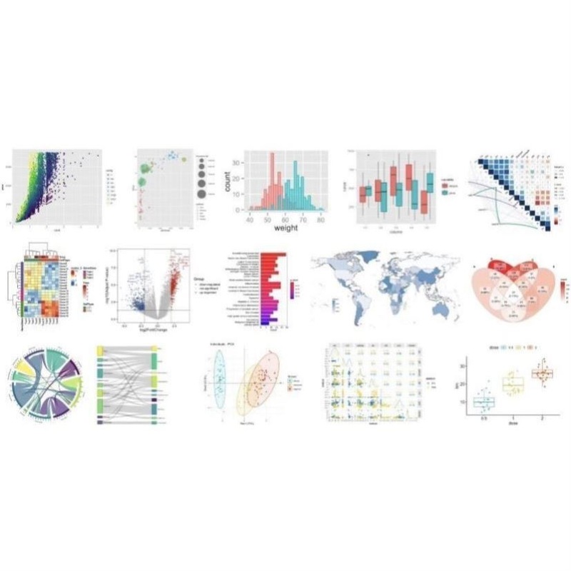 GO KEGG GSEA功能注释通路富集气泡柱状曲线图生信分析作图
