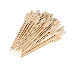 关东煮竹签9cm-30cm冰糖葫芦扁签火锅串串骨肉相连一次性签子商用