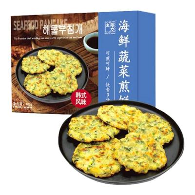 张力生海鲜蔬菜煎饼油炸半成品