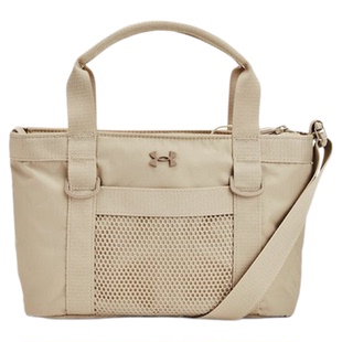 安德玛官方UA  女子运动休闲瑜伽迷你耐磨网眼口袋托特包1385358