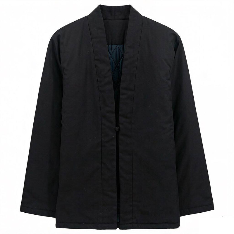 中式冬季复古道袍汉服大码棉衣