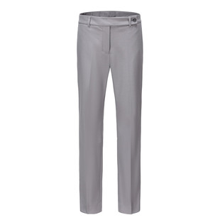 2025新款招行行服工装西裤女招商银行灰色工作服直筒长裤秋季款