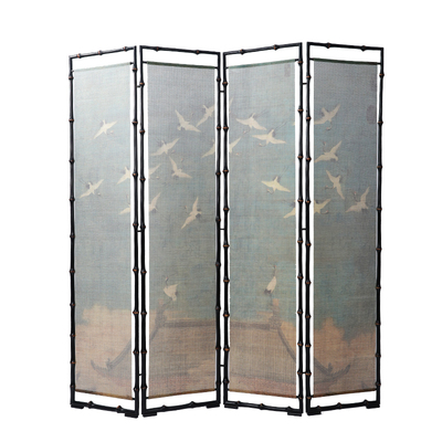 筇竹竹丝屏风折叠移动折屏隔断
