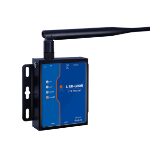 有人4G无线路由器工业级免插卡全网通4G转网口远程运维双网口小体积内置esim卡联网模块异地组网USR-G805