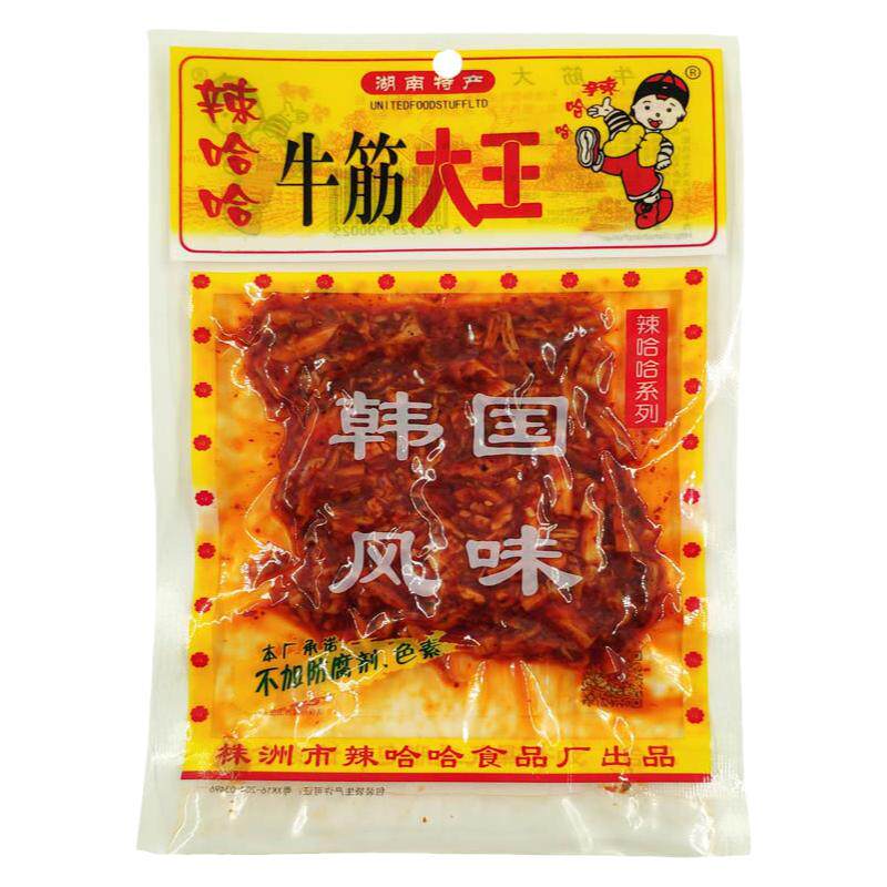 辣哈哈牛筋酱卤越嚼越有味