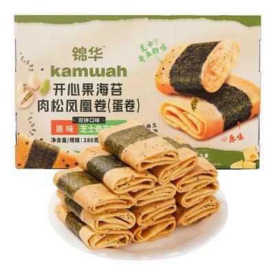 锦华开心果海苔肉松凤凰卷商超款