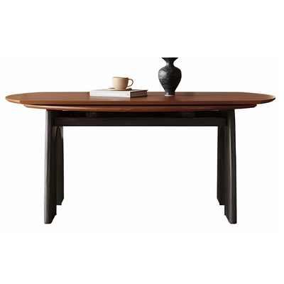 法式中古风实木餐桌椅组合