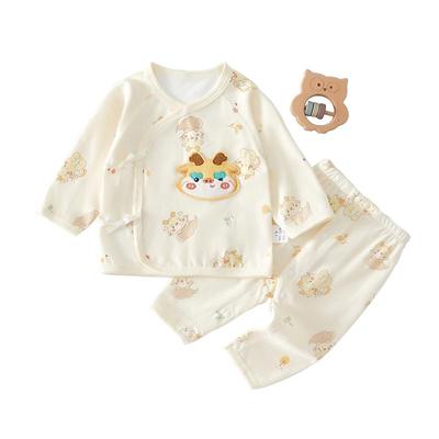 温巢新生婴儿儿衣服夏季分体套装