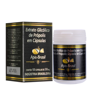 巴西原装进口正品代购APIS BRASIL亚碧斯30%绿蜂胶胶囊100粒装1瓶