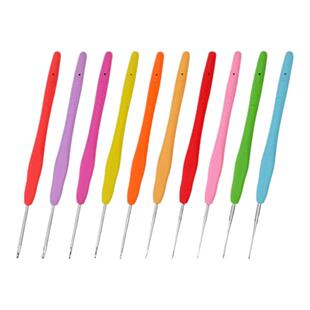 软柄钩针工具diy玩偶鞋子包包围巾手工毛线编织材料特细钩针高档