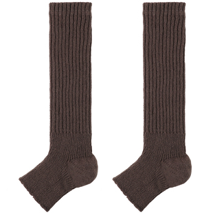 派米棕色袜套女秋冬腿套美拉德针织堆堆袜冬季小腿袜配勃肯鞋长袜