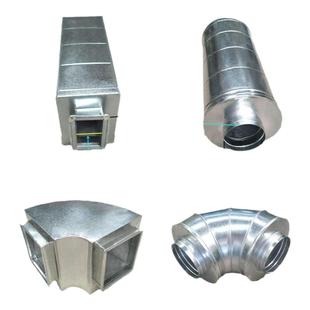 风机降噪镀锌板通风管道消声空调消音箱通风消声器排烟隔音降噪