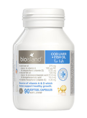 bioisland儿童宝宝营养鳕鱼肝油