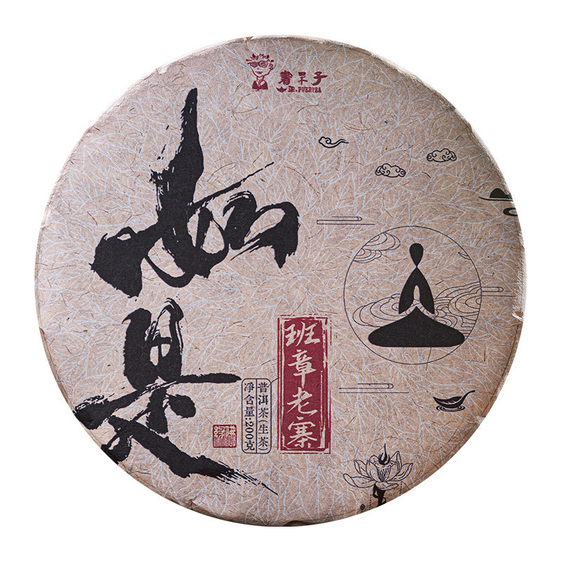 书呆子8年陈老普洱生茶饼