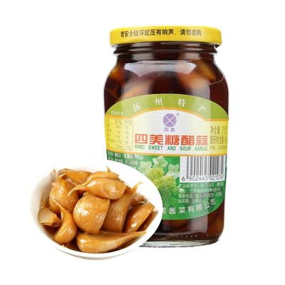 三和四美糖醋蒜自制糖蒜375g瓶装