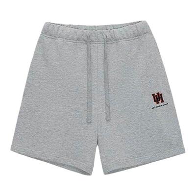 UH男子篮球四分刺绣美式短裤