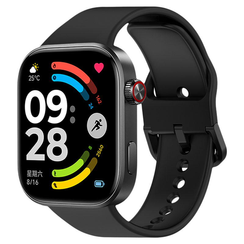 适用红米watch6手表带升级同款专用硅胶腕表带watch5运动4小米手环9pro智能8pro女生高级迷雾蓝弧形接口春夏