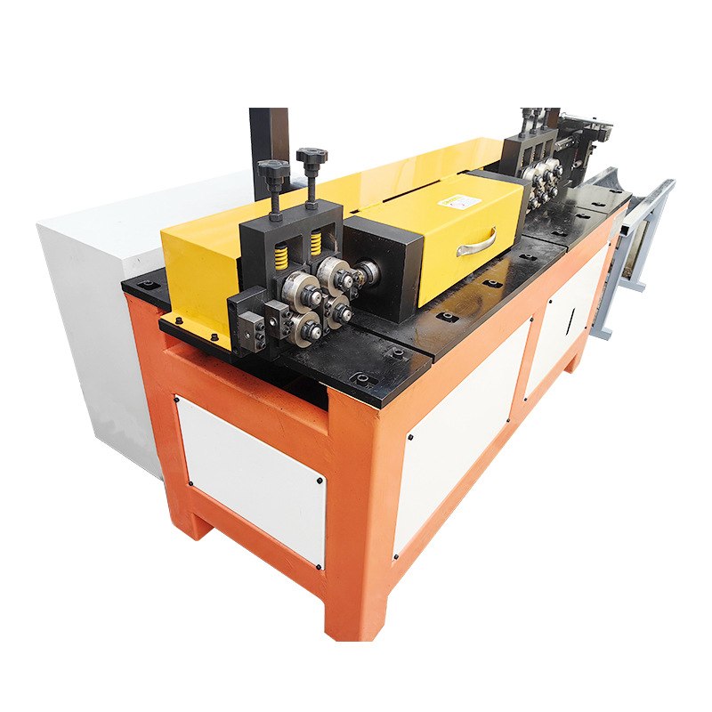 全自动铁丝调直机下料钢丝拉直机伺服飞剪切断机金属高速切割机