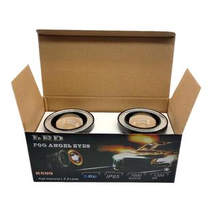 汽车改装LED前雾灯总成超亮天使眼近光灯防雾灯超亮前照灯带透镜