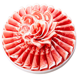 内蒙羊肉卷原切新鲜纯羊肉片火锅食材正宗商用锡盟锡林郭勒烤涮