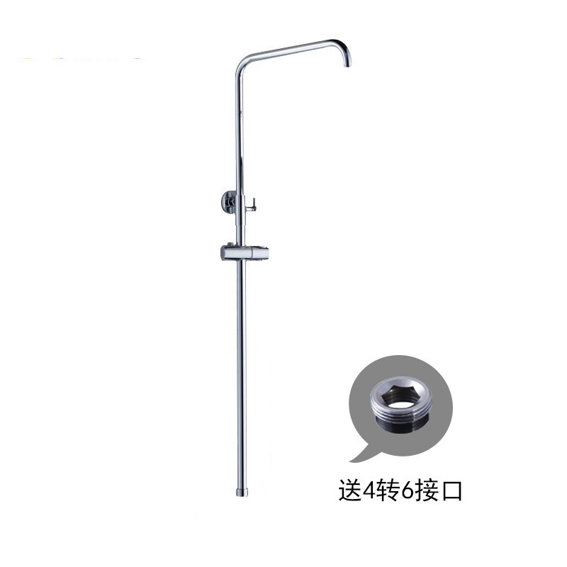 外贸304不锈钢花洒淋浴杆花套装整套铜淋浴杆支架洒全升降升降杆