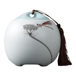 茶叶罐密封罐陶瓷精品高档大号小号防潮家用收纳储存茶叶包装礼盒