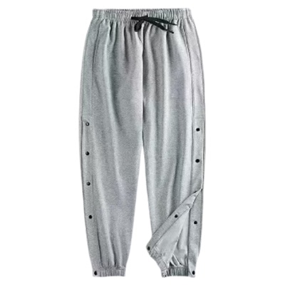 小腿脚踝石膏术后专用长裤骨折纽扣宽松束脚男女小个子束口春秋季