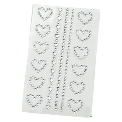 儿童脸部贴钻舞台化妆仙女落泪妆