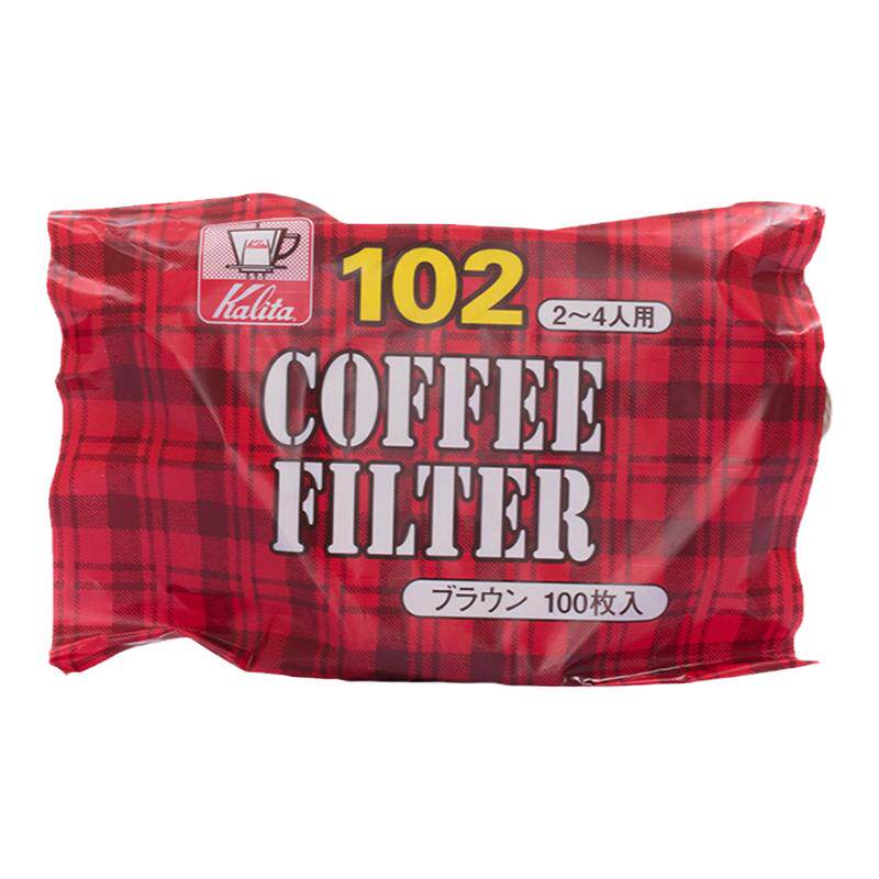 日本原装进口 Kalita 手冲三孔扇形咖啡滤纸 101/102/103号 100片