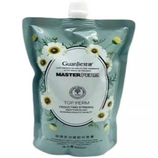 冠捷无忧智能烫三合一直发膏780ml免定型离子烫软化剂理发店批发