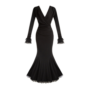 【暗恋】withpuji原创设计 低V领针织弹力修身连衣裙内搭双子秋冬