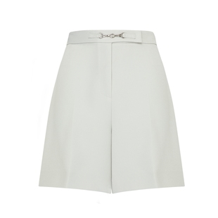 Scofield时尚A型显高简约白色短裤收腹高腰女装夏季裤子