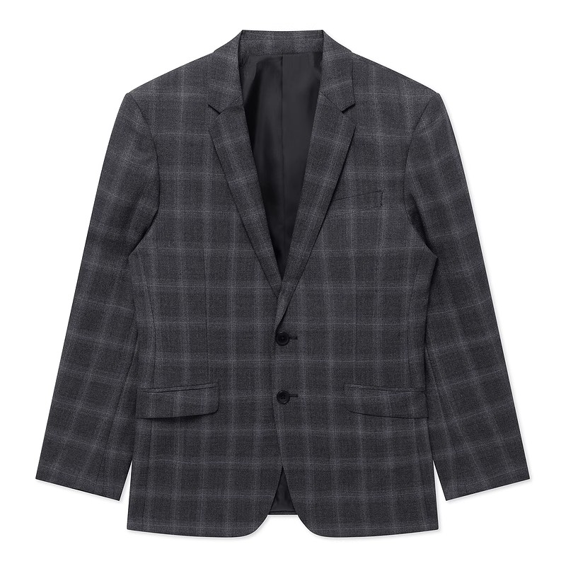 G家男装格纹西装礼服三件套装