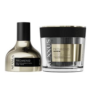 【檀健次同款三明治护理套组】NEXXUS焕活精华油角蛋白修护发膜