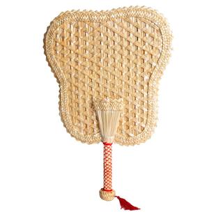 磨山匠人麦秸杆大蒲扇老式芭蕉扇创意摆件舞台扇驱蚊纳凉古典扇夏