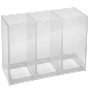 壁挂口红分格收纳盒免打孔镜柜整理盒眉毛夹剪刀眉笔刷收纳置物架