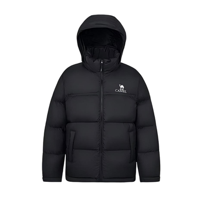 [王俊凯同款]骆驼火山羽绒服2.0女装王者凯甲蓄热短面包服外套男